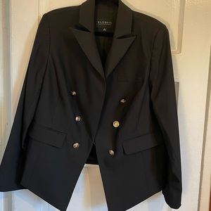 Eloquii black Doubled breasted blazer - with Gold Buttons